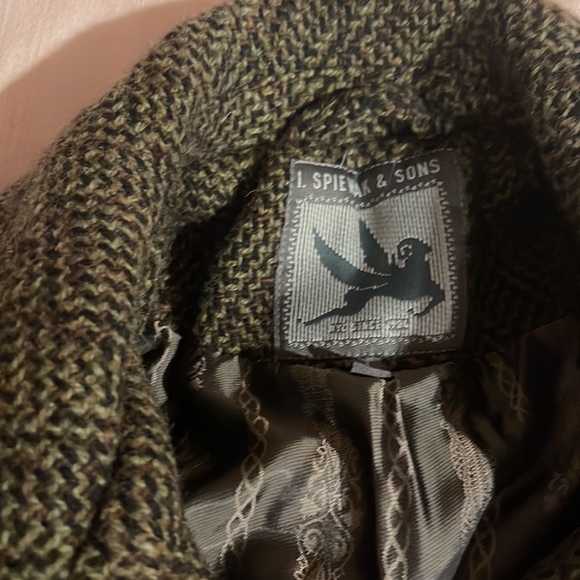 I. Spiewak & Sons Peacoat Wool Blend Moss Green Double Breasted Coat M - Picture 2 of 11